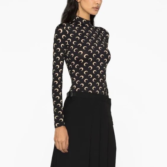 ✨SOLD✨ BNWT MARINE SERRE ALL OVER PRINT TOP MED - Picture 1 of 5